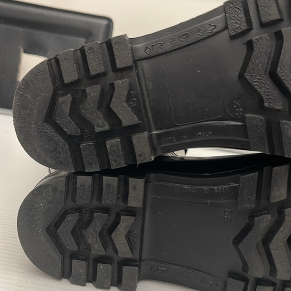 BURBERRY RUBBER PRINTED RAIN-SNOW BOOTS WOMENS SIZE 38 - Picture 15 of 16